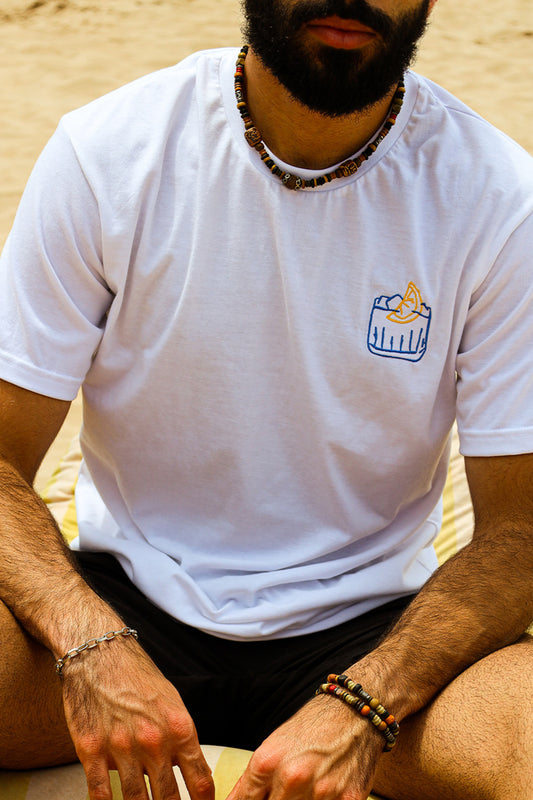 Whiskey Sour White Tee